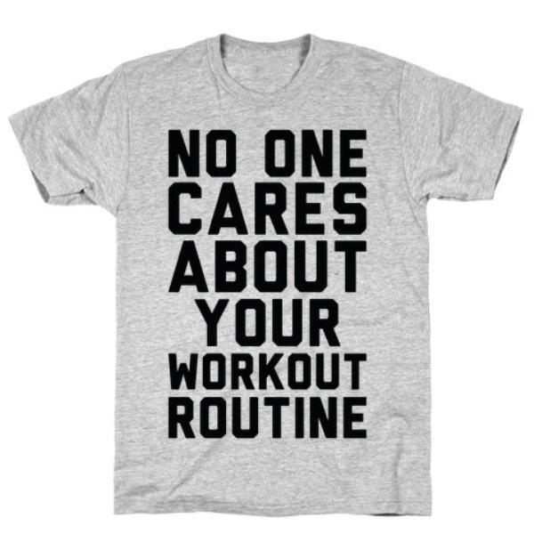 NOBODY CARES ABOUT YOUR  GREY T-SHIRT