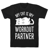 MY CAT IS MY WORKOUT PARTNER