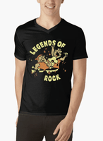 LEGENDS OF ROCK V-Neck T-shirt