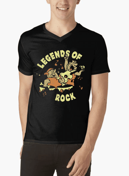 LEGENDS OF ROCK V-Neck T-shirt