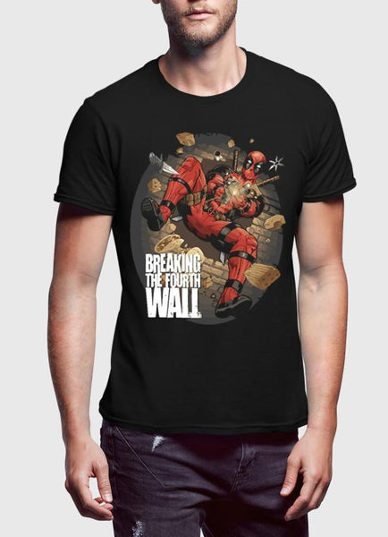 Deadpool Spider Half Sleeves T-shirt