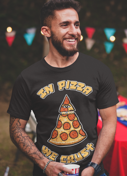 In Pizza We Crust Pyramide Shirt Food Italian Tasty Pizza Lover Tshirt Gift Tee T-shirt
