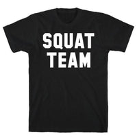 SQUAT TEAM BLACK T-SHIRT
