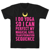 I DO YOGA BLACK T-SHIRT